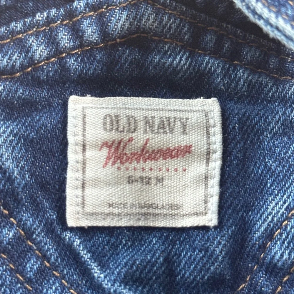 Old‎ Navy Workwear Baby 100% Cotton Denim Overalls Unisex BUNDLE 6-12M & 12-18M